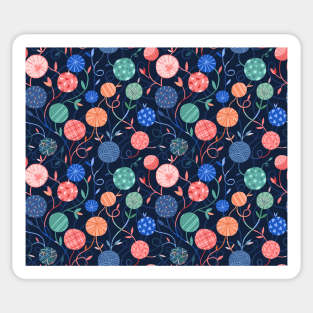 Abstract flowers Sticker